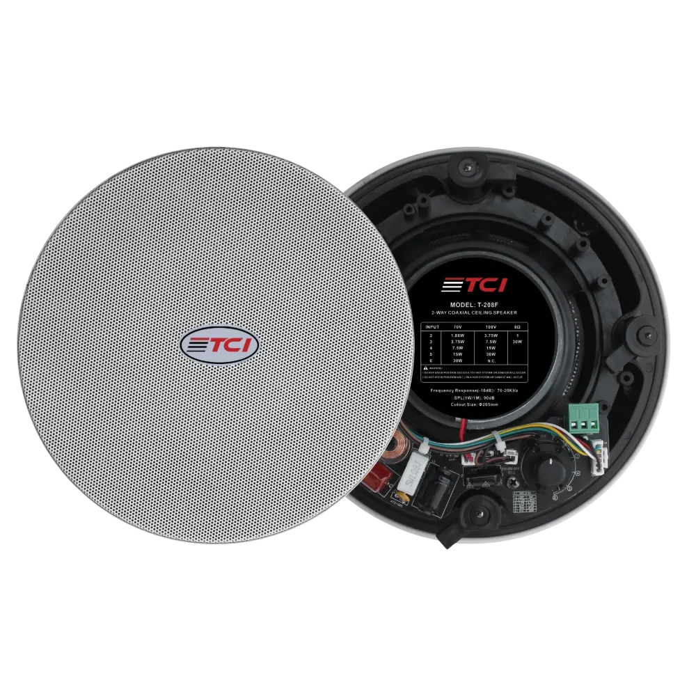 2-Way Professional Crossover Frameless Ceiling Speaker